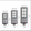 Smart Integration IP65 Remote LED Street Solar Lights High-Class 100w-400w