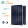 High Efficiency 144cells 580W600Watt Monocrystalline Solar Panel for Residential And Commercial Use