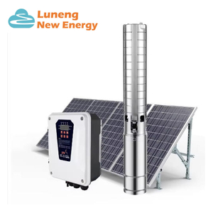 LNE 6inch Powerful Farm Solar Submersible Water Pump Kit